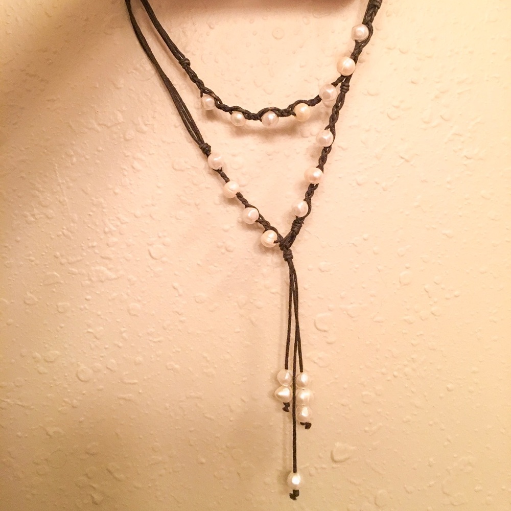 Freshwater Pearl Boho Layered Necklace